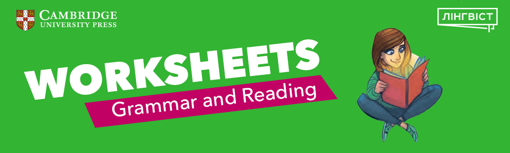 Worksheets Grammar and Reading